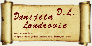 Danijela Londrović vizit kartica
